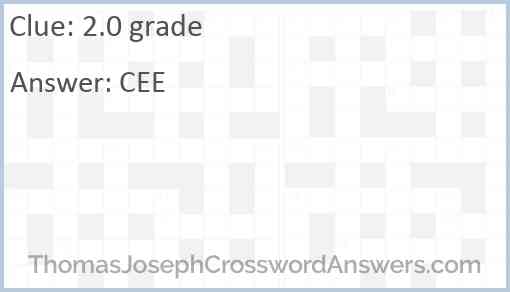2.0 grade Answer