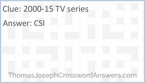 2000-15 TV series Answer
