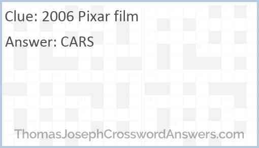 2006 Pixar film Answer