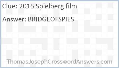 2015 Spielberg film Answer