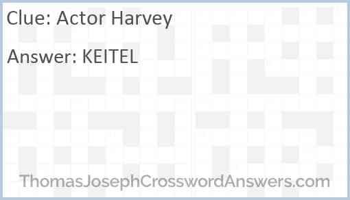 Actor Harvey Answer