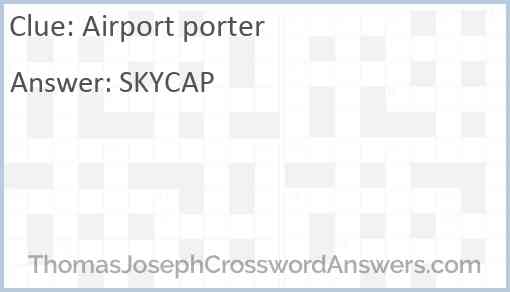 Airport porter Answer