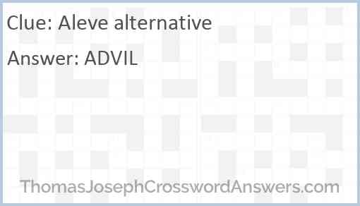 Aleve alternative Answer