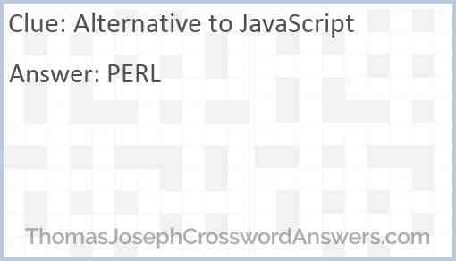 Alternative to JavaScript Answer