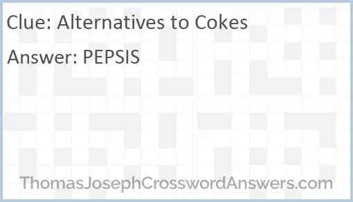 Alternatives to Cokes Answer