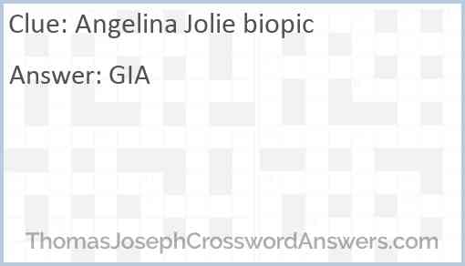Angelina Jolie biopic Answer