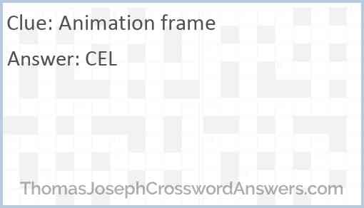 Animation frame Answer