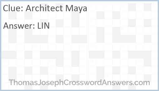 Architect Maya — Answer