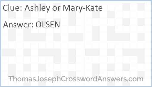 Ashley or Mary-Kate Answer