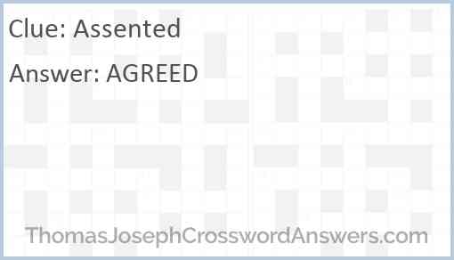 Assented Answer