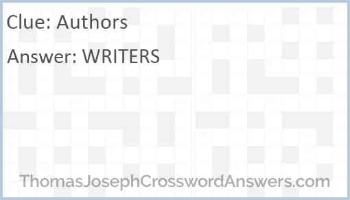 Authors Answer