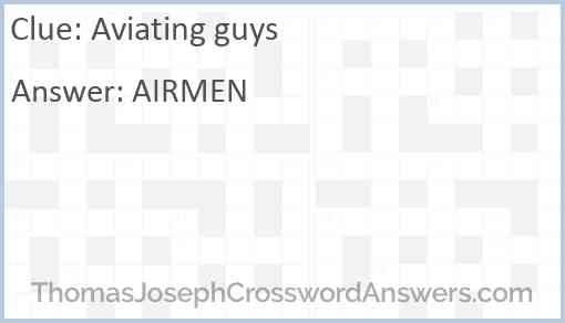 Aviating guys Answer