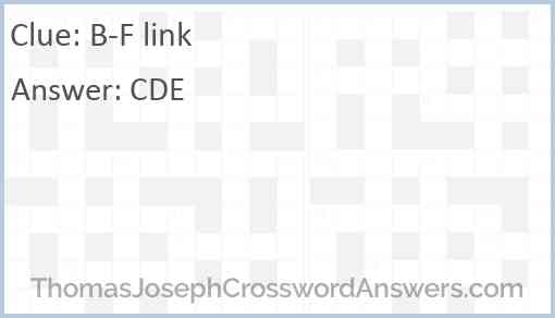 B-F link Answer