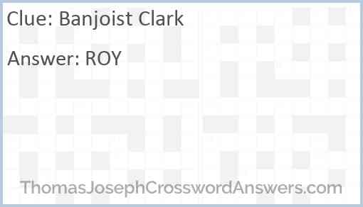 Banjoist Clark Answer