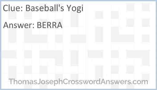 Baseball’s Yogi Answer
