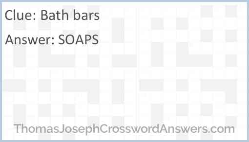 Bath bars Answer