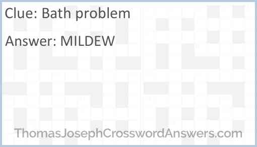 Bath problem Answer