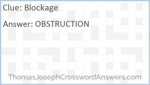 Blockage Answer