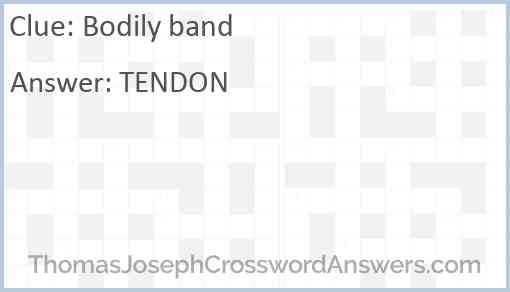 Bodily band Answer