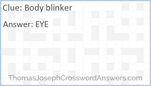 Body blinker Answer