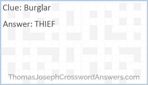 Burglar Answer