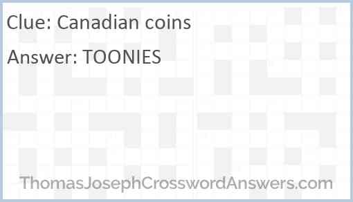 Canadian coins Answer