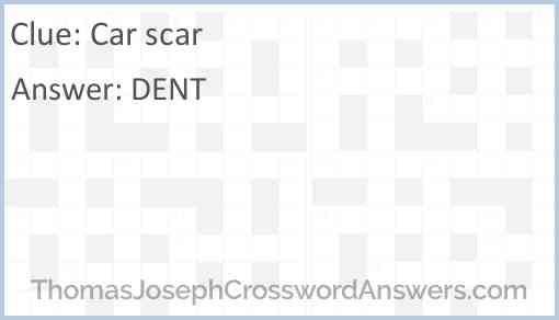 Car scar Answer