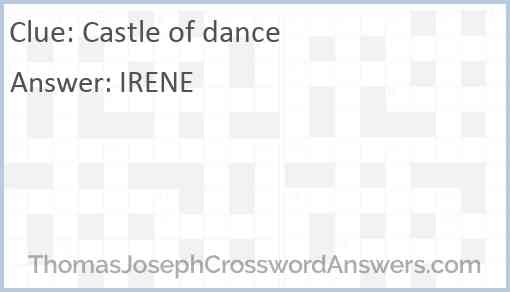 Castle of dance Answer