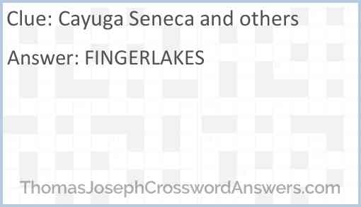 Cayuga Seneca and others Answer