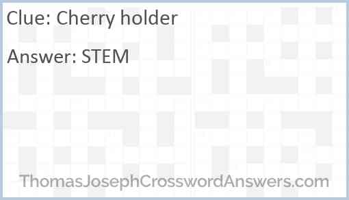 Cherry holder Answer