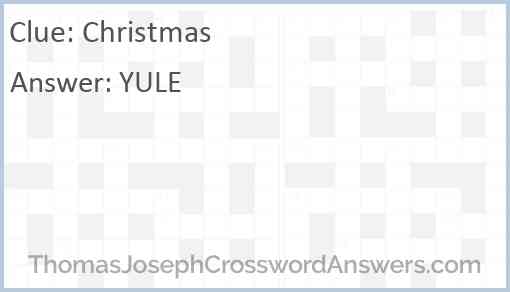 Christmas Answer