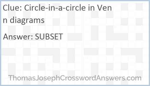 Circle-in-a-circle in Venn diagrams Answer