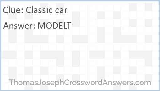 Classic car Answer