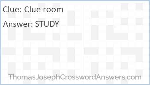 Clue room Answer