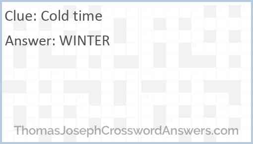 Cold time Answer