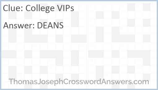 College VIPs Answer