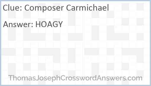 Composer Carmichael Answer