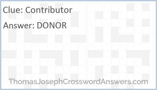 Contributor Answer