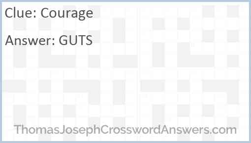 Courage Answer
