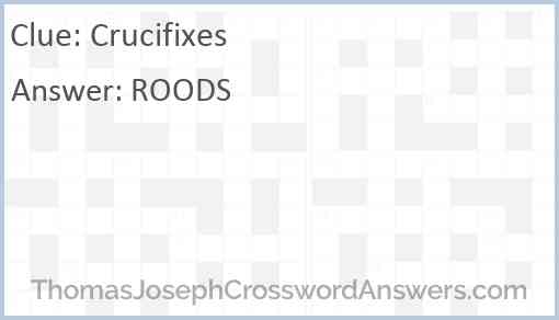 Crucifixes Answer