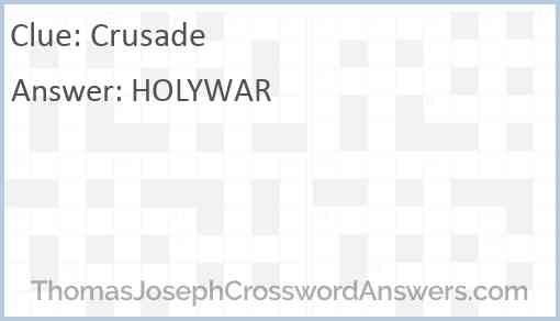 Crusade Answer
