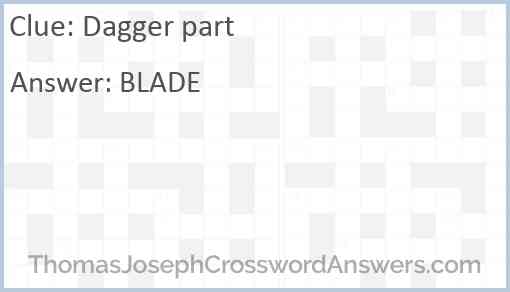 Dagger part Answer