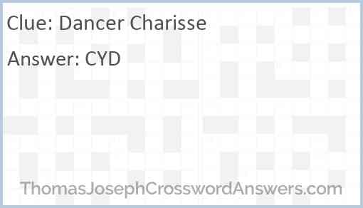 Dancer Charisse Answer