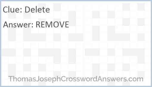 Delete Answer