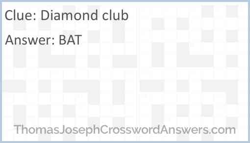 Diamond club Answer