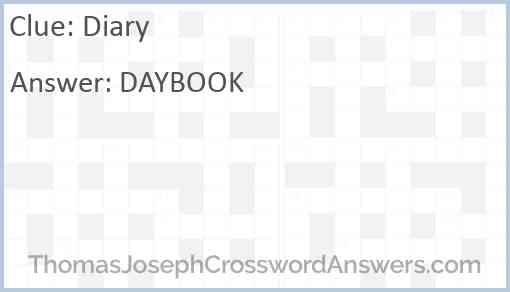 Diary Answer
