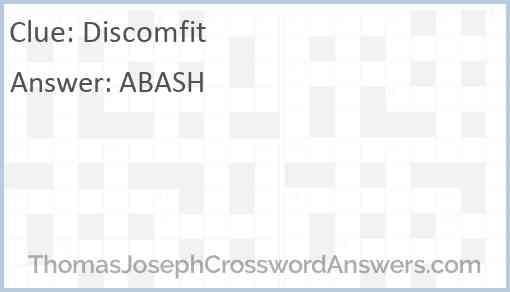 Discomfit Answer