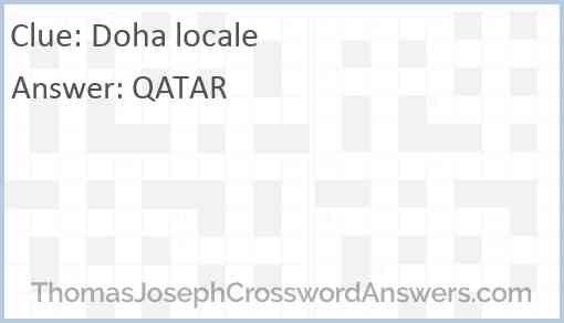 Doha locale Answer