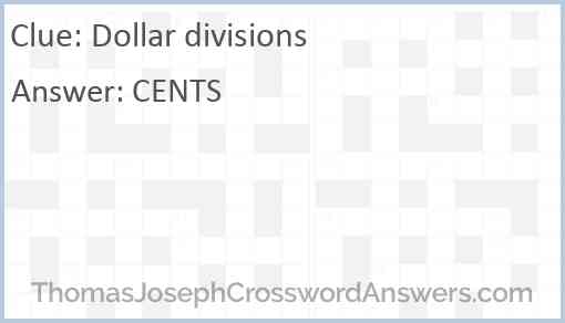 Dollar divisions Answer