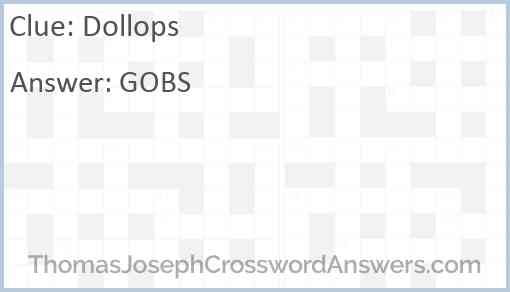 Dollops Answer